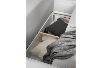 Vuodesohva Kandari Divaanilla - Harmaa - Huonekalut - Sohva - Vuodesohva