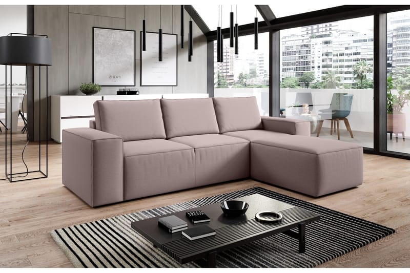 Vuodesohva Kandari Divaanilla - Harmaa - Huonekalut - Sohva - Vuodesohva