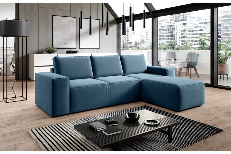 Vuodesohva Kandari Divaanilla - Turkoosi - Huonekalut - Sohva - Vuodesohva