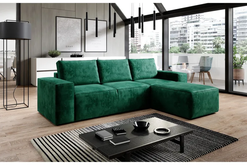 Vuodesohva Kandari Divaanilla - Turkoosi - Huonekalut - Sohva - Vuodesohva