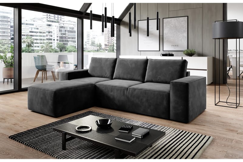 Vuodesohva Kandari Divaanilla - Vaaleanvihreä - Huonekalut - Sohva - Vuodesohva