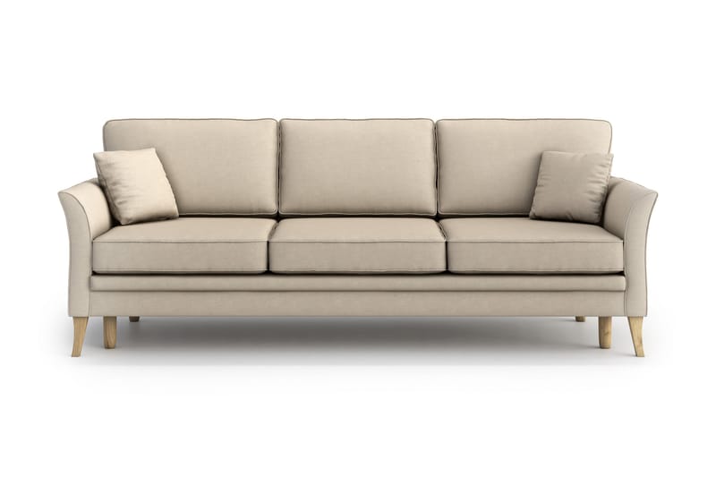 Vuodesohva Lacomfort 3:n ist - Beige - Huonekalut - Sohva - Vuodesohva - 3 istuttava vuodesohva
