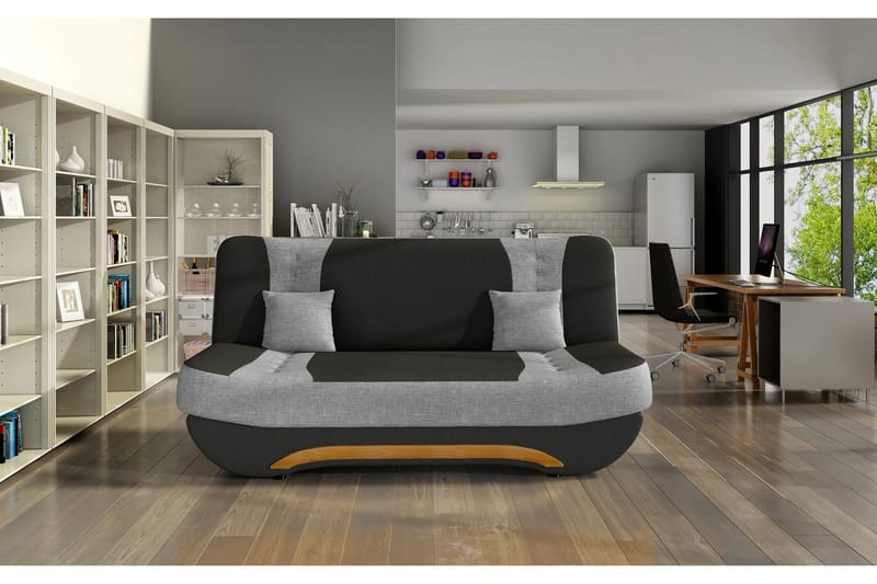 Vuodesohva Mahalil - Musta/Harmaa - Huonekalut - Sohva - Vuodesohva