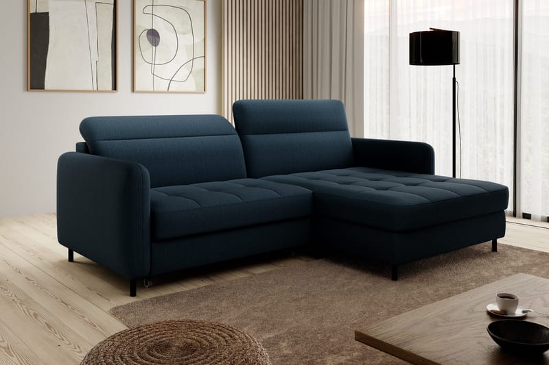 Vuodesohva Manoti divaanilla 3:n ist Säilytyksellä, Sininen