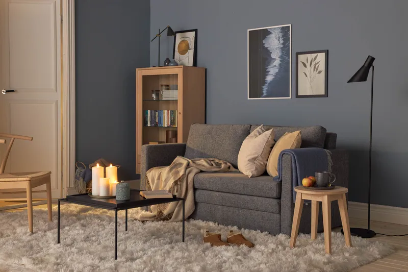 Vuodesohva Marissa 2:n ist - Vaaleanharmaa - Huonekalut - Sohva - Vuodesohva