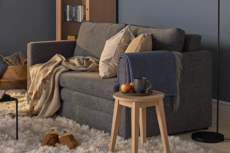 Vuodesohva Marissa 2:n ist - Vaaleanharmaa - Huonekalut - Sohva - Vuodesohva