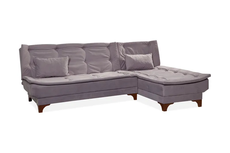 Vuodesohva Mcmurdo divaanilla Oikea - Harmaa - Huonekalut - Sohva - Vuodesohva