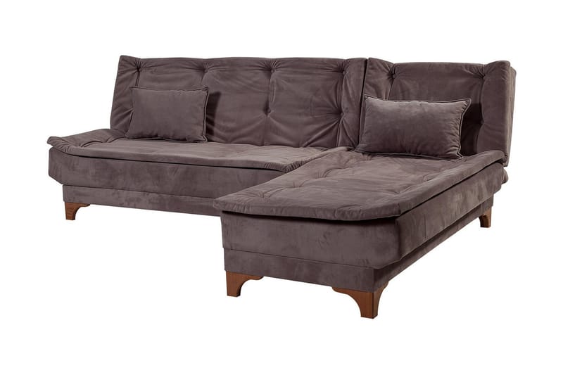 Vuodesohva Mcmurdo divaanilla Oikea - Harmaa - Huonekalut - Sohva - Vuodesohva