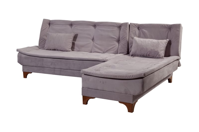 Vuodesohva Mcmurdo divaanilla Oikea - Harmaa - Huonekalut - Sohva - Vuodesohva