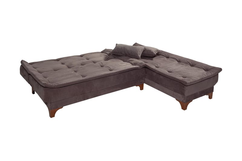 Vuodesohva Mcmurdo divaanilla Oikea - Harmaa - Huonekalut - Sohva - Vuodesohva