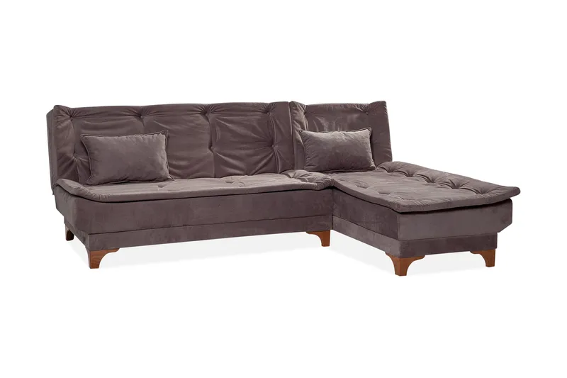 Vuodesohva Mcmurdo divaanilla Oikea - Harmaa - Huonekalut - Sohva - Vuodesohva