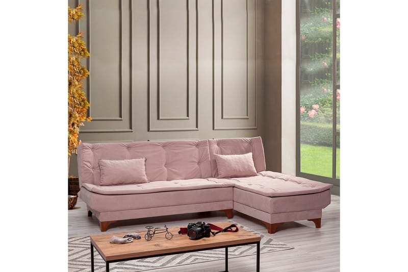 Vuodesohva Mcmurdo divaanilla Oikea - Ruskea - Huonekalut - Sohva - Vuodesohva