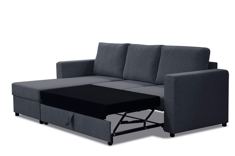 Vuodesohva Melaina divaanilla Vasen 3:n ist - Keskiharmaa - Huonekalut - Sohva - Vuodesohva