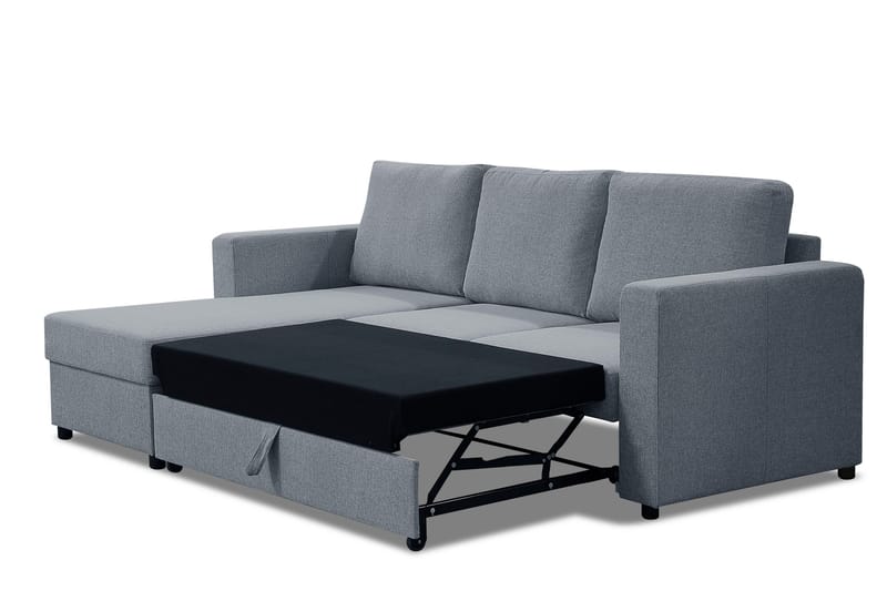 Vuodesohva Melaina divaanilla Vasen 3:n ist - Vaaleanharmaa - Huonekalut - Sohva - Vuodesohva