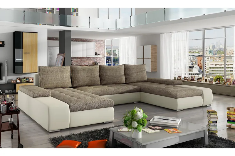 Vuodesohva Recesenede tupladivaanilla, Beige