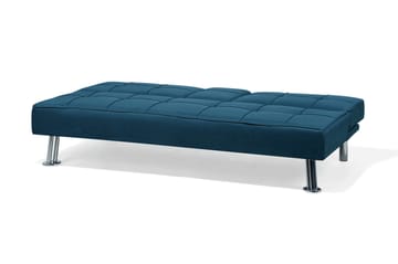 Vuodesohva Roxen 168 cm - Sininen - Huonekalut - Sohva - Vuodesohva - 3 istuttava vuodesohva