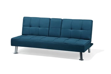 Vuodesohva Roxen 168 cm - Sininen - Huonekalut - Sohva - Vuodesohva - 3 istuttava vuodesohva