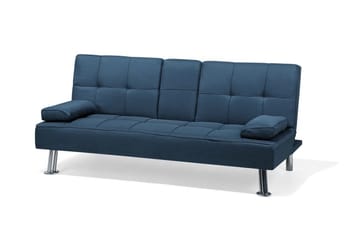 Vuodesohva Roxen 168 cm - Sininen - Huonekalut - Sohva - Vuodesohva - 3 istuttava vuodesohva