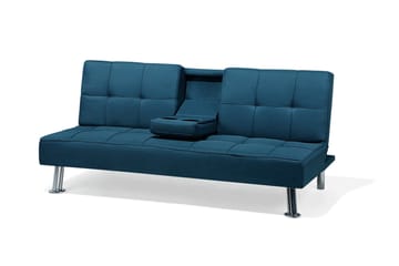 Vuodesohva Roxen 168 cm - Sininen - Huonekalut - Sohva - Vuodesohva - 3 istuttava vuodesohva