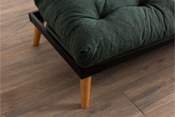 Vuodesohva Saki - Vihreä - Huonekalut - Sohva - Vuodesohva - 3 istuttava vuodesohva