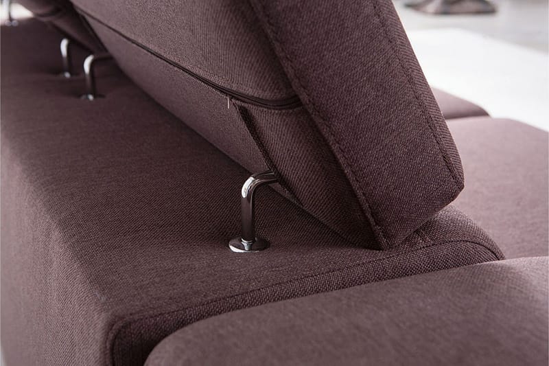 Vuodesohva Seglim 3:n ist avopäädyllä Vasen - Vaaleanharmaa - Huonekalut - Sohva - Vuodesohva