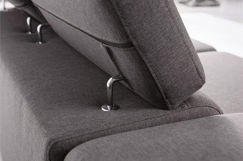 Vuodesohva Seglim 3:n ist avopäädyllä Vasen - Vaaleanharmaa - Huonekalut - Sohva - Vuodesohva