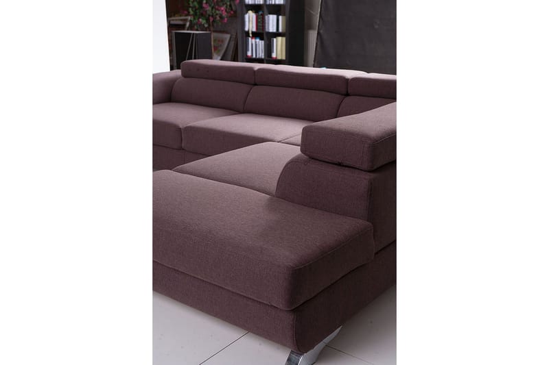 Vuodesohva Seglim 3:n ist avopäädyllä Vasen - Vaaleanharmaa - Huonekalut - Sohva - Vuodesohva