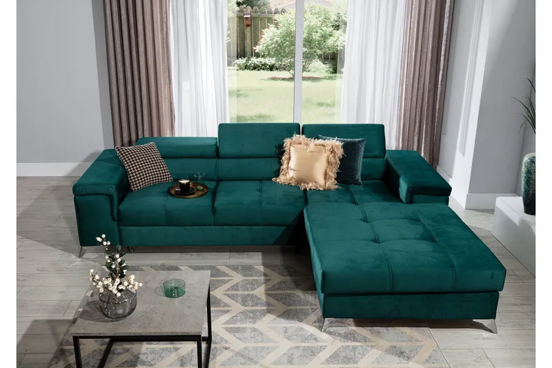 Vuodesohva Serodino divaanilla 3:n ist, Vihreä