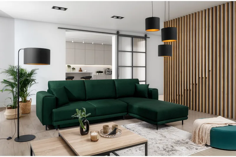 Vuodesohva Smithville divaanilla 3:n ist Säilytyksellä, Vihreä