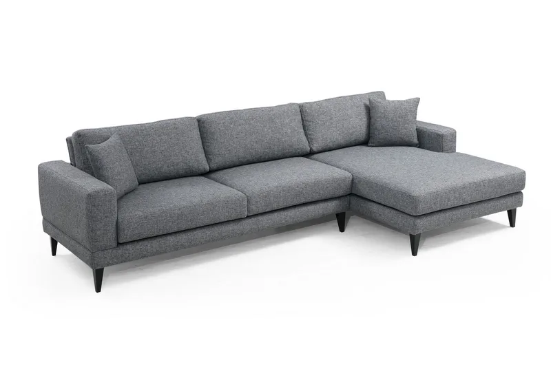 Vuodesohva Stancle Divaanilla Oikea - Harmaa - Huonekalut - Sohva - Vuodesohva