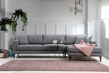 Vuodesohva Stancle Divaanilla Oikea - Harmaa - Huonekalut - Sohva - Vuodesohva