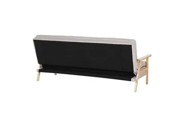 Vuodesohva Tjorn - Beige, vaalea puu, Beige, Vaalea puu, 185x110 cm - Huonekalut - Sohva - Vuodesohva - 3 istuttava vuodesohva