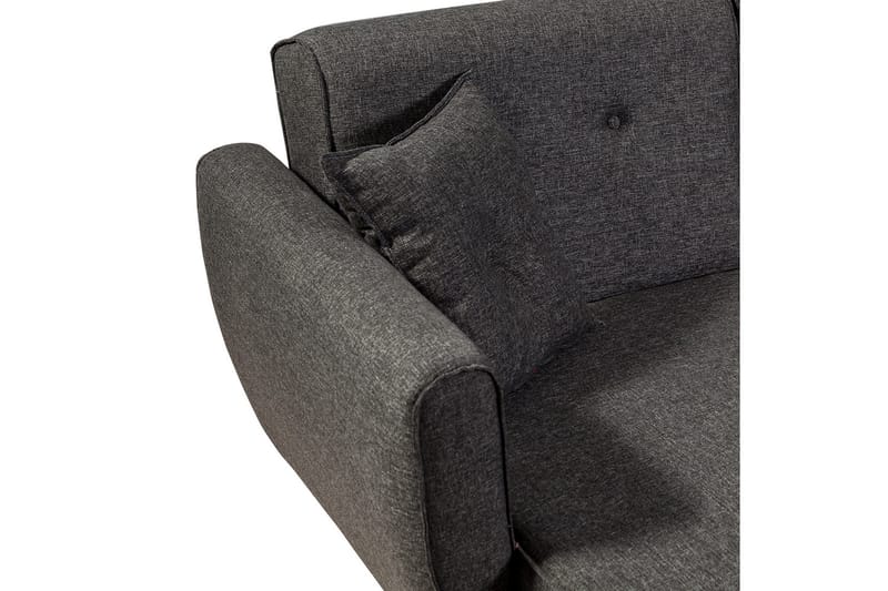 Vuodesohva Tufford divaanilla Vasen - Harmaa - Huonekalut - Sohva - Vuodesohva