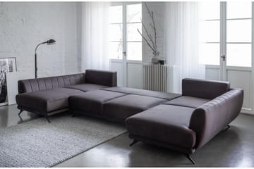 Vuodesohva Tupla-avopääty Kazuma - Beige - Huonekalut - Sohva - Vuodesohva