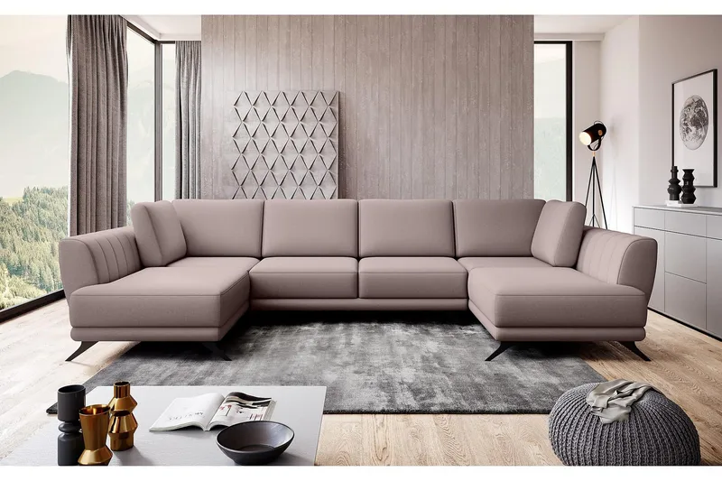 Vuodesohva Tupla-avopääty Kazuma - Beige - Huonekalut - Sohva - Vuodesohva