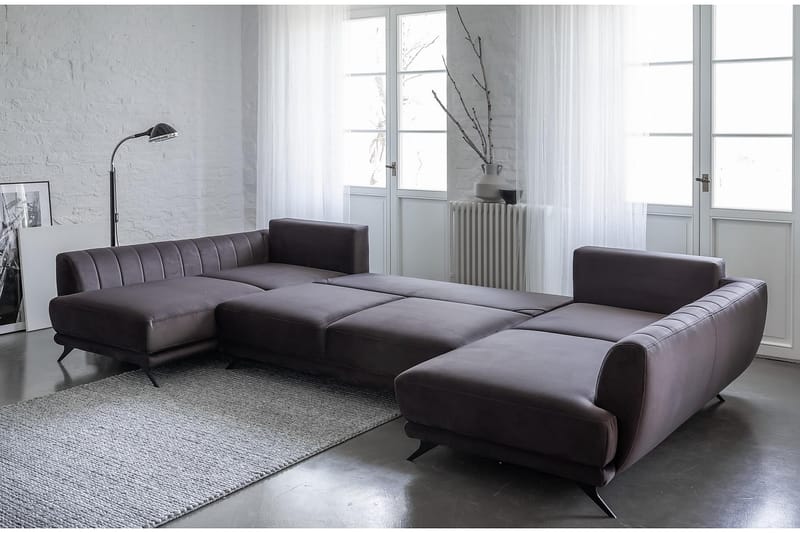Vuodesohva Tupla-avopääty Kazuma - Vaalea beige - Huonekalut - Sohva - Vuodesohva