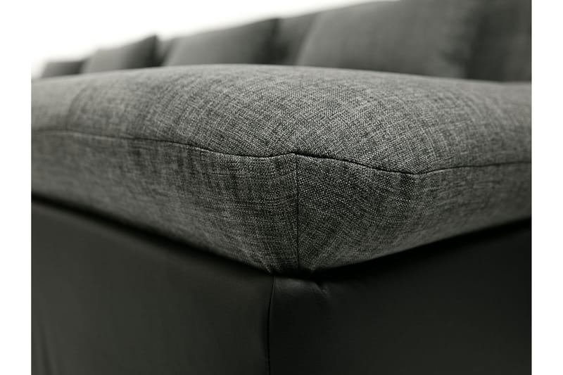 Vuodesohva Tupladivaani Orduna 4:n ist 315x130 cm U-muoto - Musta - Huonekalut - Sohva - Vuodesohva