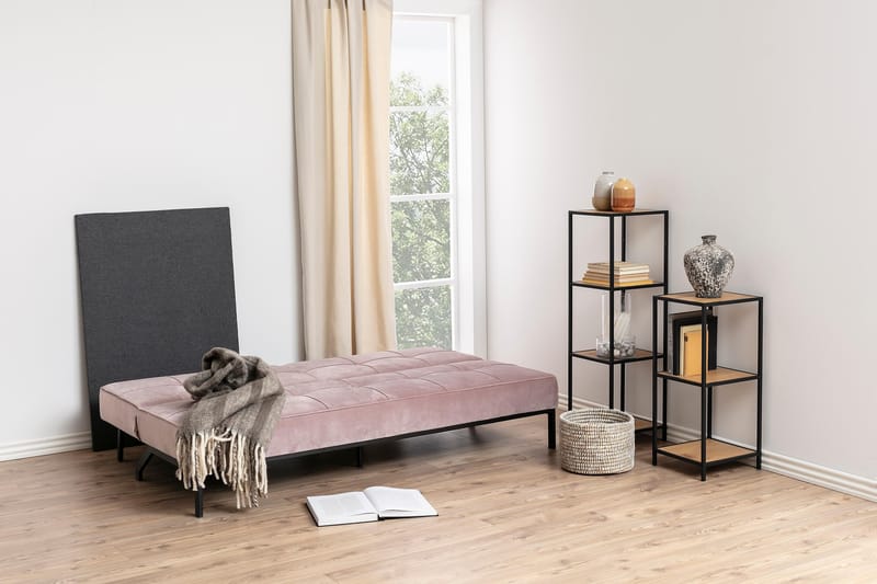 Vuodesohva Vanco Sametti - Roosa - Huonekalut - Sohva - Vuodesohva - 2 istuttava vuodesohva