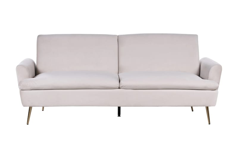Vuodesohva Vettre - Beige, kulta - Huonekalut - Sohva - Vuodesohva - 3 istuttava vuodesohva