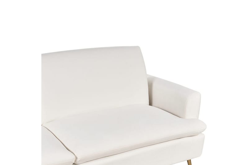 Vuodesohva Vettre - Valkoinen, kulta - Huonekalut - Sohva - Vuodesohva - 3 istuttava vuodesohva