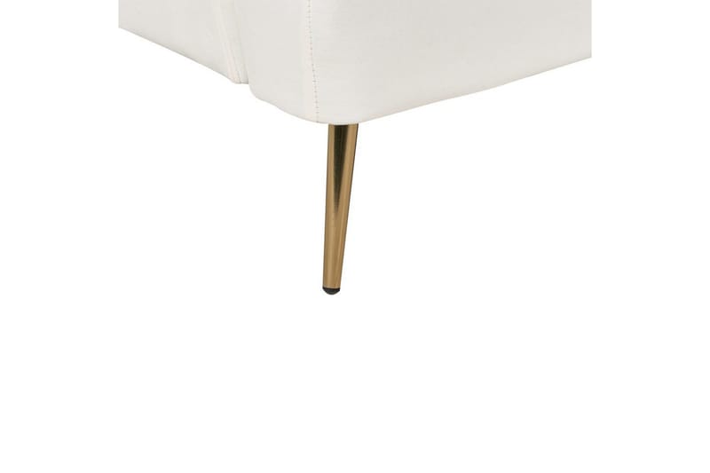 Vuodesohva Vettre - Valkoinen, kulta - Huonekalut - Sohva - Vuodesohva - 3 istuttava vuodesohva