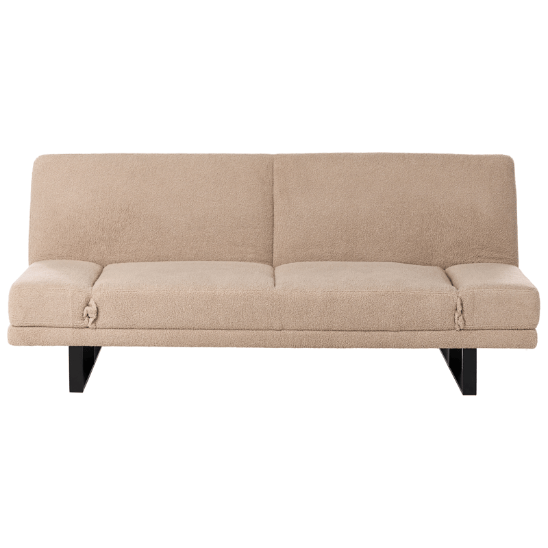 Vuodesohva York Bouclé - Hiekanbeige - Huonekalut - Sohva - Vuodesohva - 2 istuttava vuodesohva