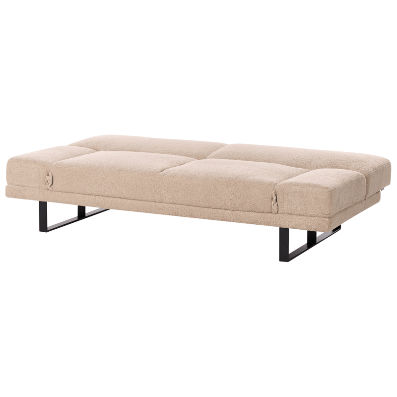 Vuodesohva York Bouclé - Hiekanbeige - Huonekalut - Sohva - Vuodesohva - 2 istuttava vuodesohva
