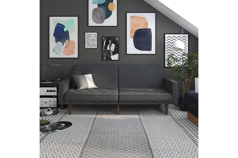 Vuodesohva Paxson Pellavanharmaa - Dorel Home - Huonekalut - Sohva - Vuodesohva