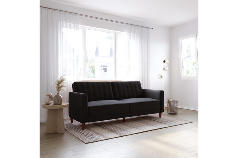 Vuodesohva Pin Tufted - Musta - Huonekalut - Sohva - Vuodesohva