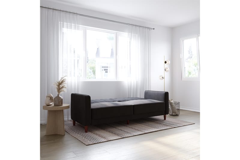 Vuodesohva Pin Tufted - Musta - Huonekalut - Sohva - Vuodesohva