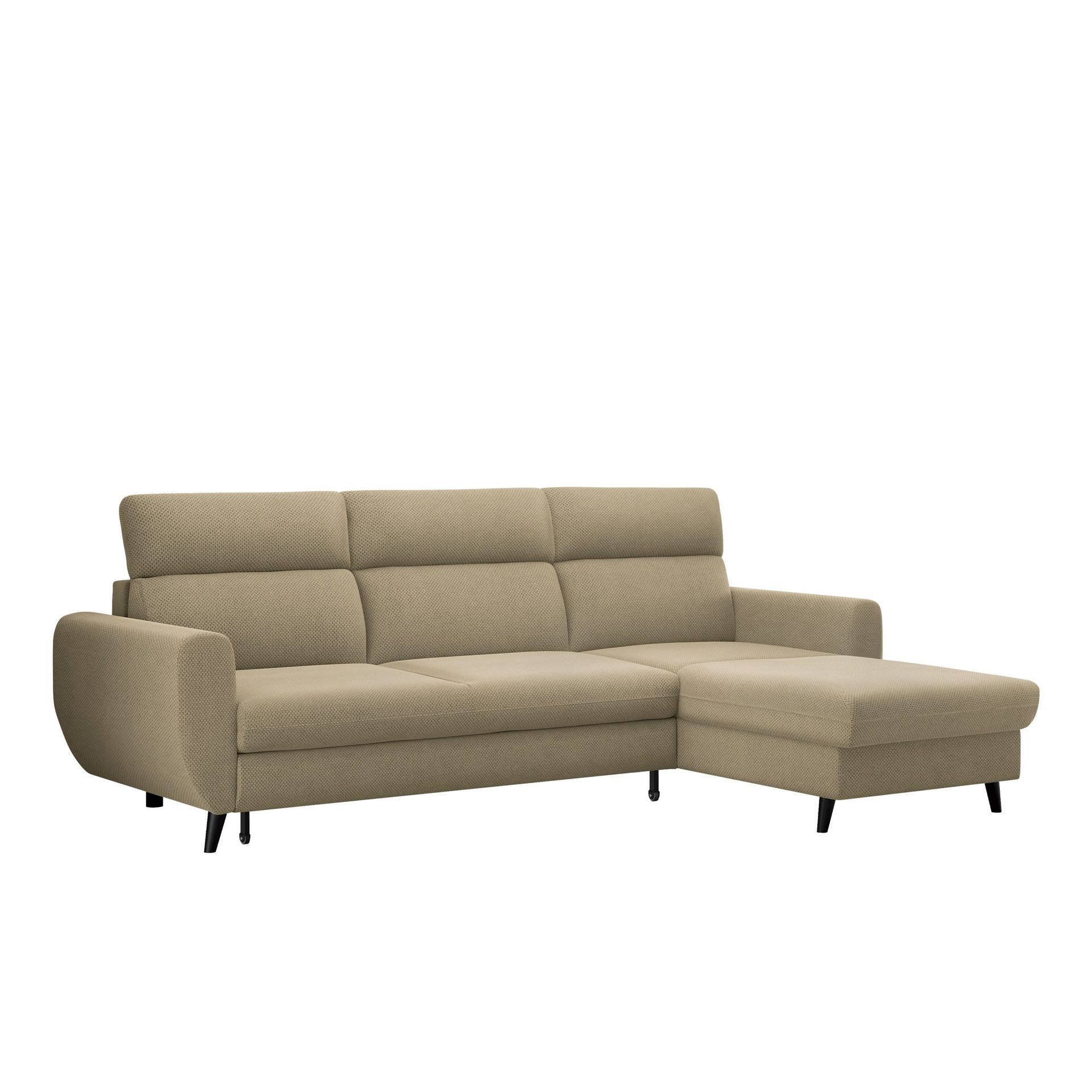 Vylon 3-istuttava vuodesohva divaanilla - beige