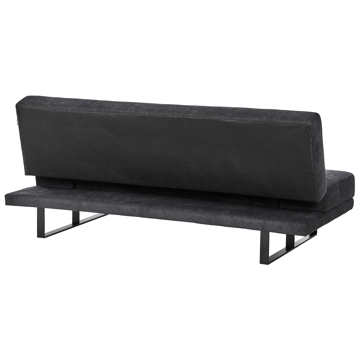 York 2-istuttava kokoontaitettava vuodesohva 105x190 cm chenilleä - Antrasiitti - Huonekalut - Sohva - Vuodesohva - 2 istuttava vuodesohva