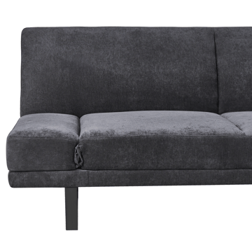 York 2-istuttava kokoontaitettava vuodesohva 105x190 cm chenilleä - Antrasiitti - Huonekalut - Sohva - Vuodesohva - 2 istuttava vuodesohva