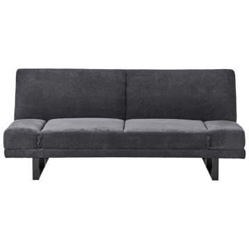 York 2-istuttava kokoontaitettava vuodesohva 105x190 cm chenilleä - Antrasiitti - Huonekalut - Sohva - Vuodesohva - 2 istuttava vuodesohva